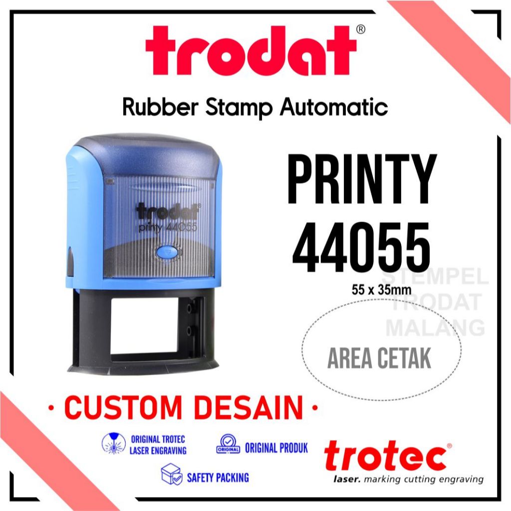 

Stempel Trodat 44055 (Stempel warna otomatis, Original trodat)