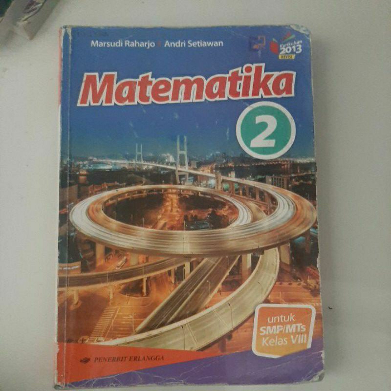 

Matematika untuk SMP/Mts kelas 8 buku bekas Penerbit Erlangga