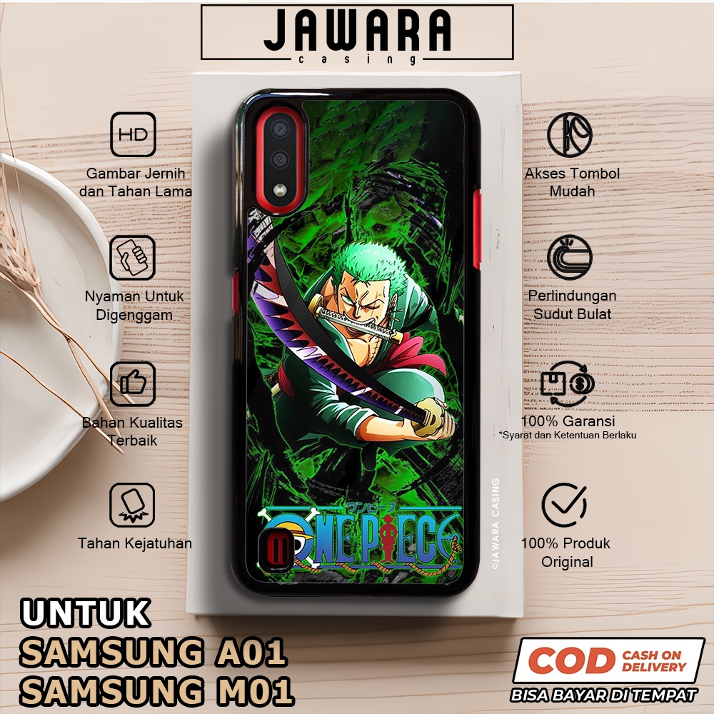 Case Samsung A01 M01 Casing Samsung A01 M01 [ZORO] Premium Case Glossy Case Hp Samsung Jawara Casing