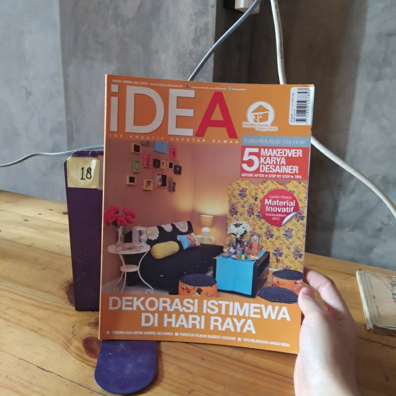 MAJALAH IDEA  ( IDE KREATIF SEPUTAR RUMAH )