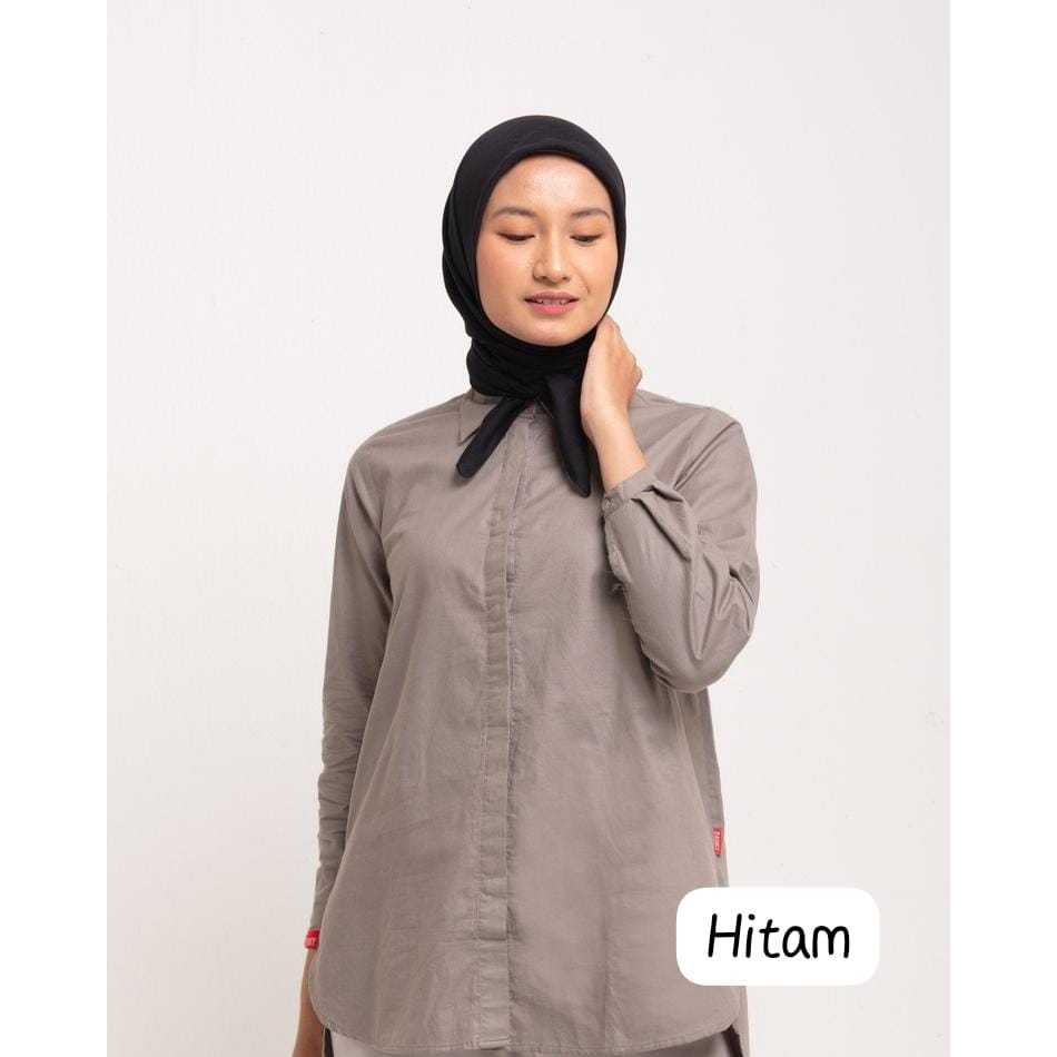 ELZATTA DAUKY HIJAB SEGI EMPAT PLAIN SQUARE KERUDUNG ELZATTA BAHAN POLY COTTON JILBAB ELZATTA SEGI E