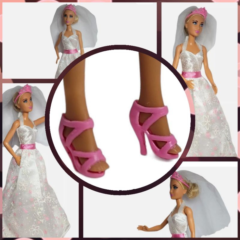 Sepatu Pink Barbie Birde Wedding 2011