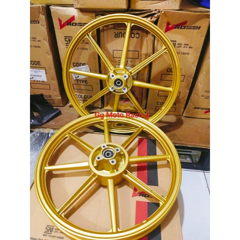 Velg Pelek Racing Motor Vrossi Satria 2Tak Double Disc DD