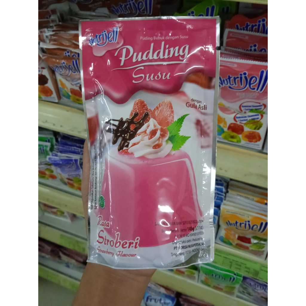 

Nutrijel Puding Susu Strowberry Pouch 145gr