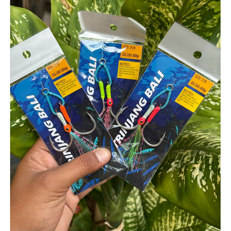 assist hook metal jig 40 sampai 500gr
