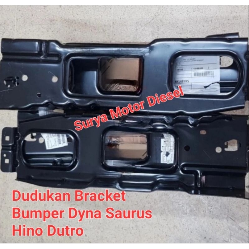 BRACKET DUDUKAN BUMPER HINO DUTRO DYNA SAURUS ASLI SET KIRI KANAN