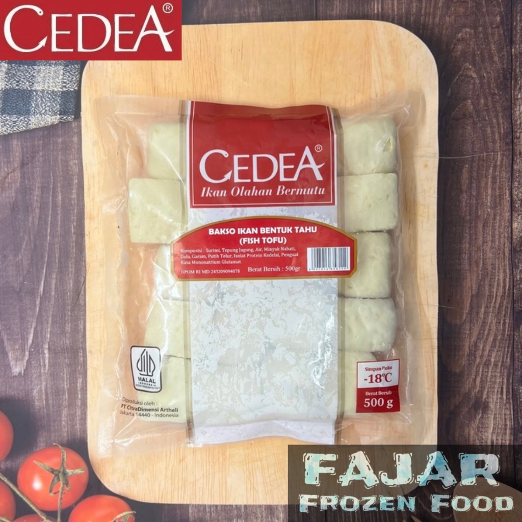 

CEDEA BASO IKAN BENTUK TAHU 500gr | CEDEA FISH TOFU 500gr | HOTPOT