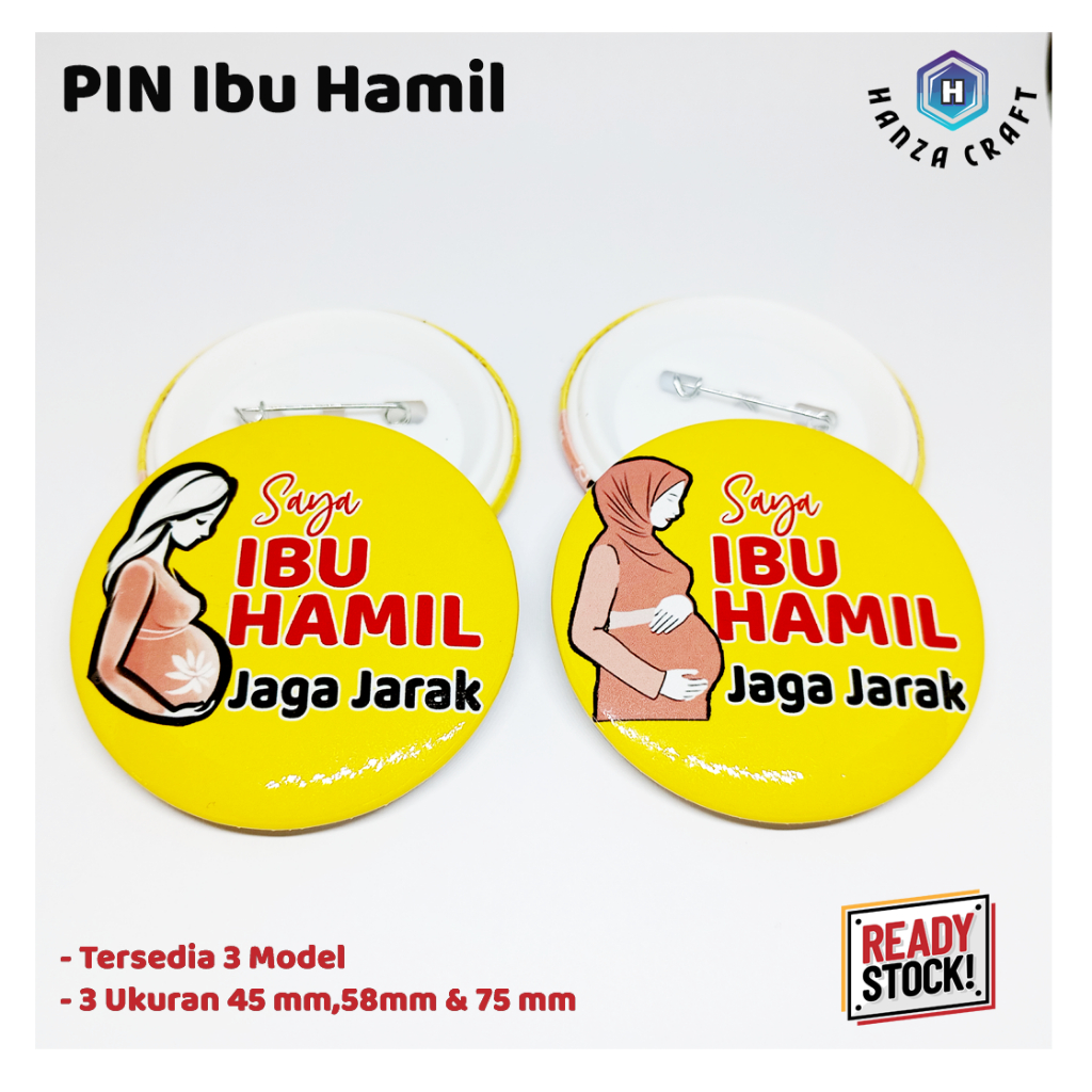Pin Badge untuk ibu Hamil Aestetik
