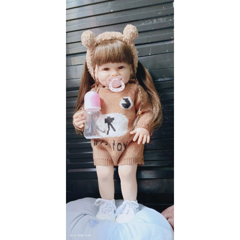 boneka reborn Rayya preloved bonus banyak baju