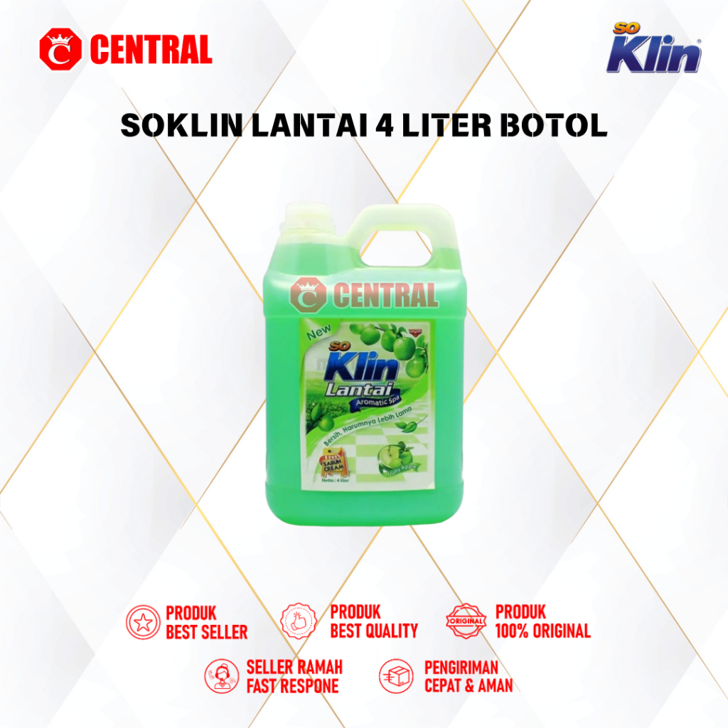 SO KLIN SOKLIN LANTAI 4 LITER BOTOL / Centralbandung