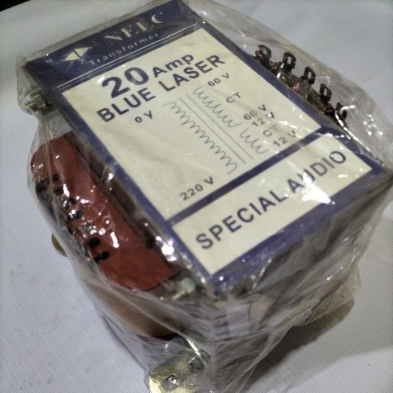 TRAFO TRAVO 20 AMPER MURNI BESAR NELC BLUE LASER CT 50V 55V 57V 60V TRAPO KOTAK IE