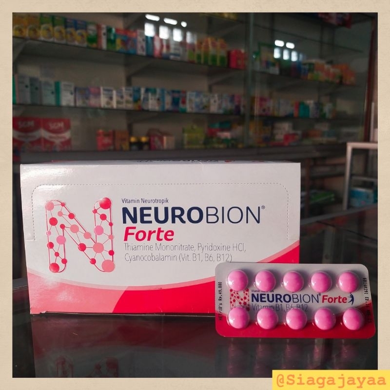 Neurobion Merah / Neurobion Forte Strip 10 Tablet