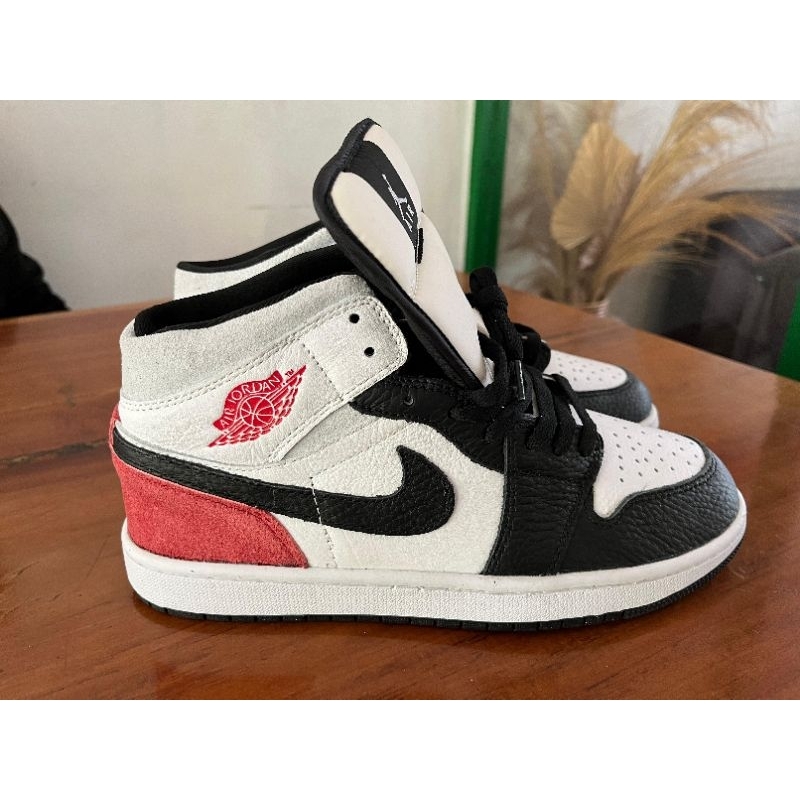 AJ 1 Mid Union white Toe