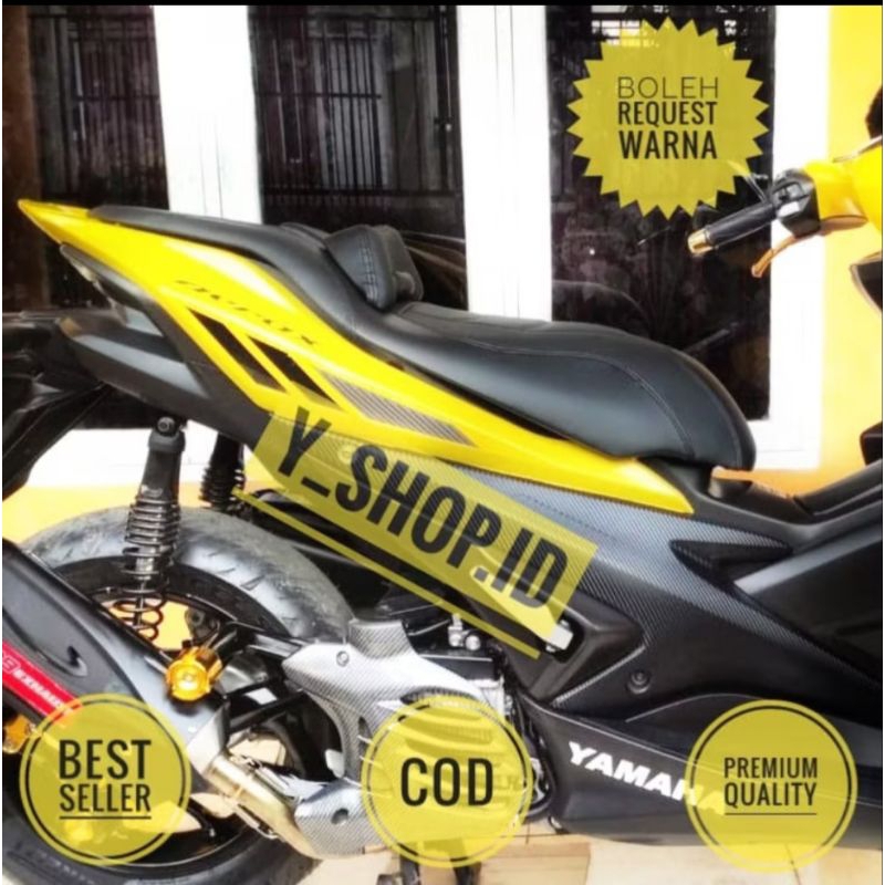 Sarung Jok Custom Modifikasi Yamaha Aerox 155 Modifikasi Eropa