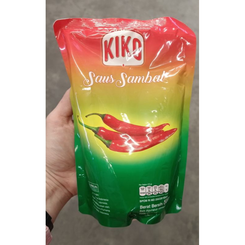 

500gr KIKO Saus Sambal saos cabe cabai pedas