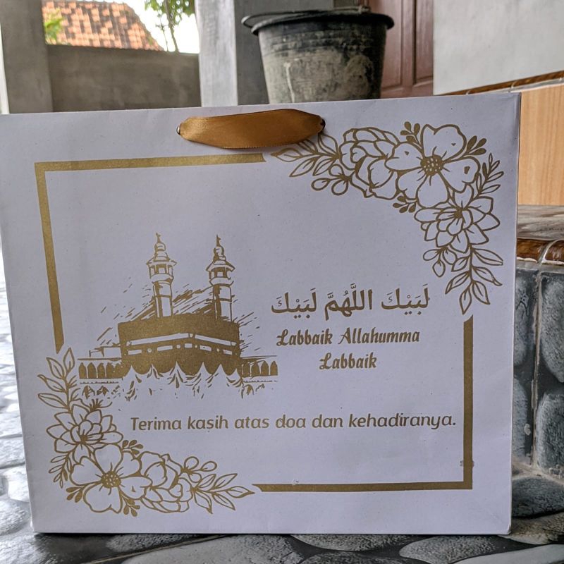 

Paperbag custom,untuk acara Haji