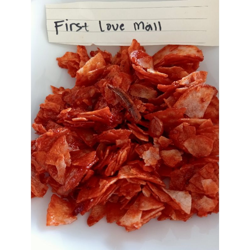 

First love Snack random balado singkong with peanut & ikan billis