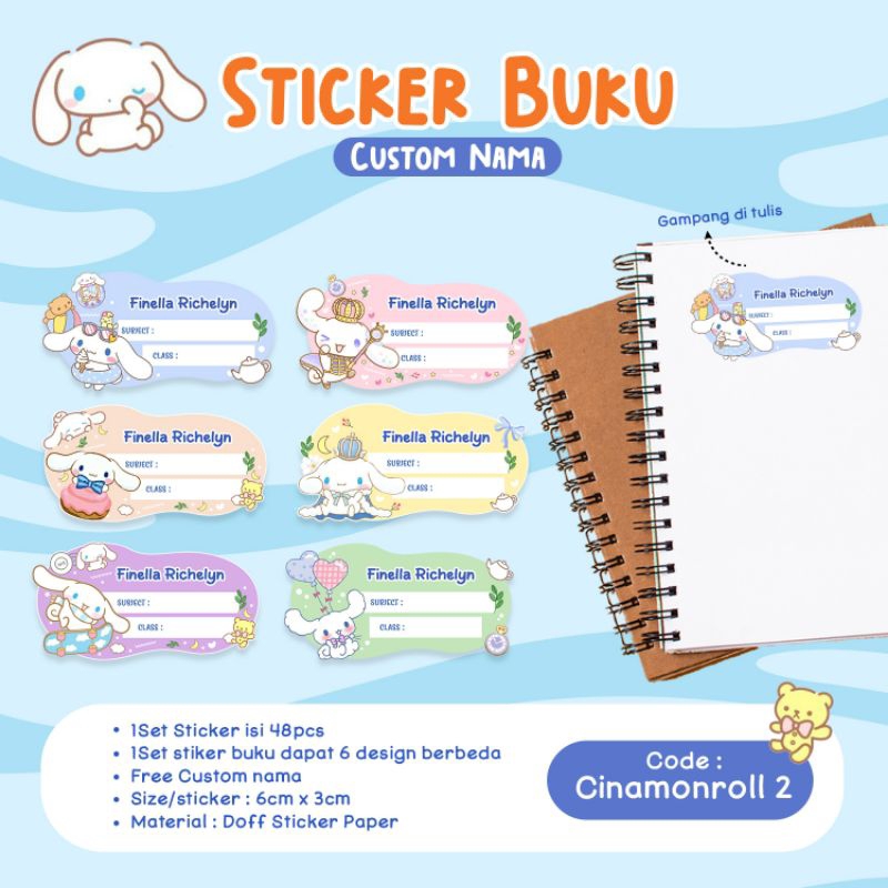 

Stiker Buku Custom
