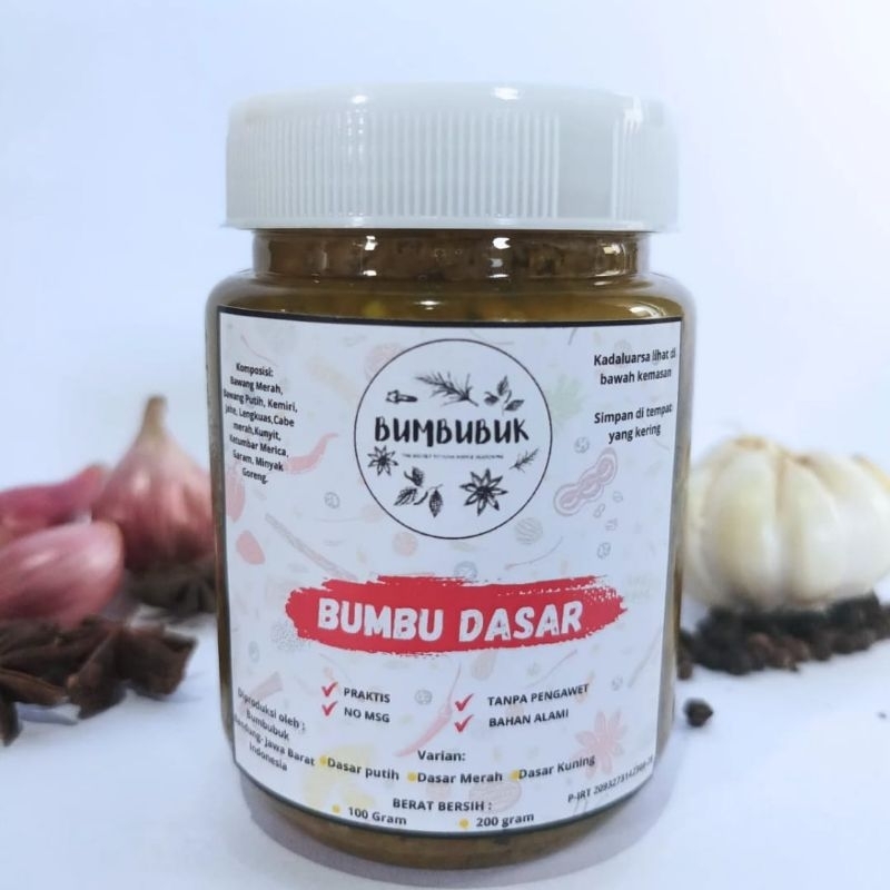 

Bumbubuk Bumbu Dasar Kuning / Bumbu Instan / Bumbu Masak Kuning / Bawang Merah / Bawang Putih / Kunyit / Bumbu Racik / Bumbu Pasta