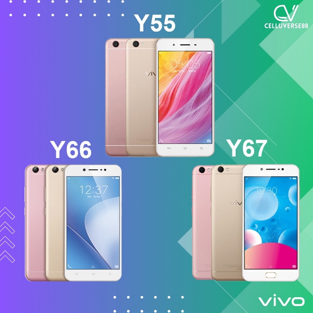 NEW HP VIVO Y55 RAM 332GB HP VIVO Y66 RAM 464GB HP VIVO Y67 RAM 6128GB 4G Smartphone Android GARANSI