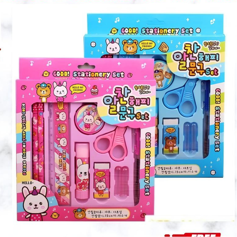 

10 IN 1 Paket alat tulis sekolah stationery set kado souvenir perlengkapan alat tulis sekolah anak