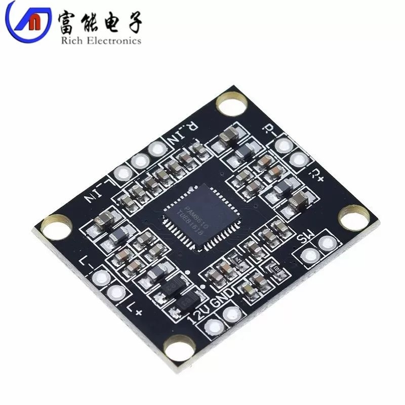 AEBRAND Modul Ampli Mini 15W PAM8610 Amplifier HiFi Stereo PAM 8610 Chip Board - AMPLIFIER PAM8610 2
