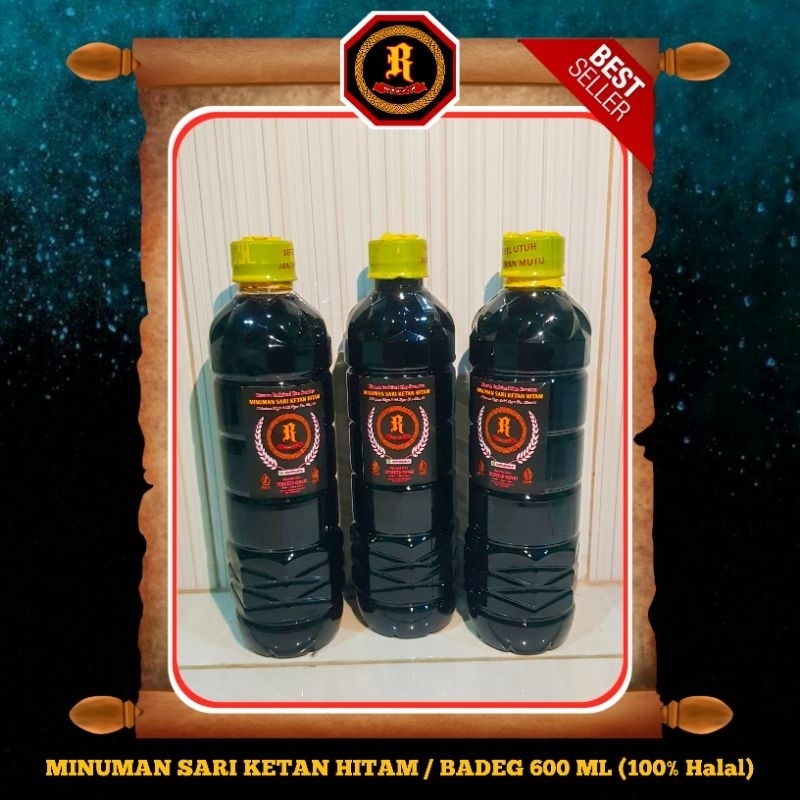 

600 ML || Minuman Sari Tape Ketan Hitam Badeg / Badek (100% Halal)