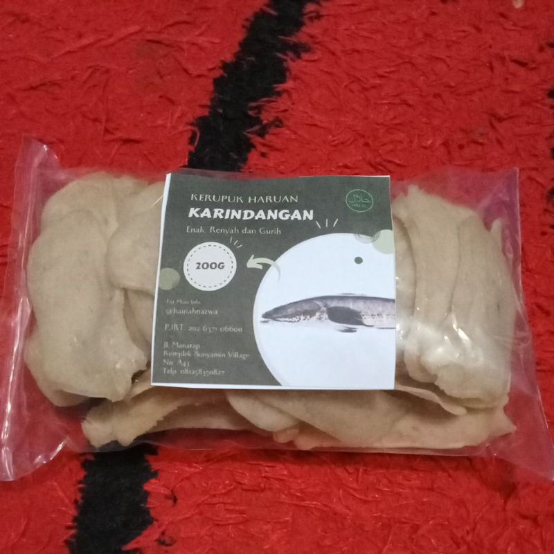 

kerupuk haruan karindangan