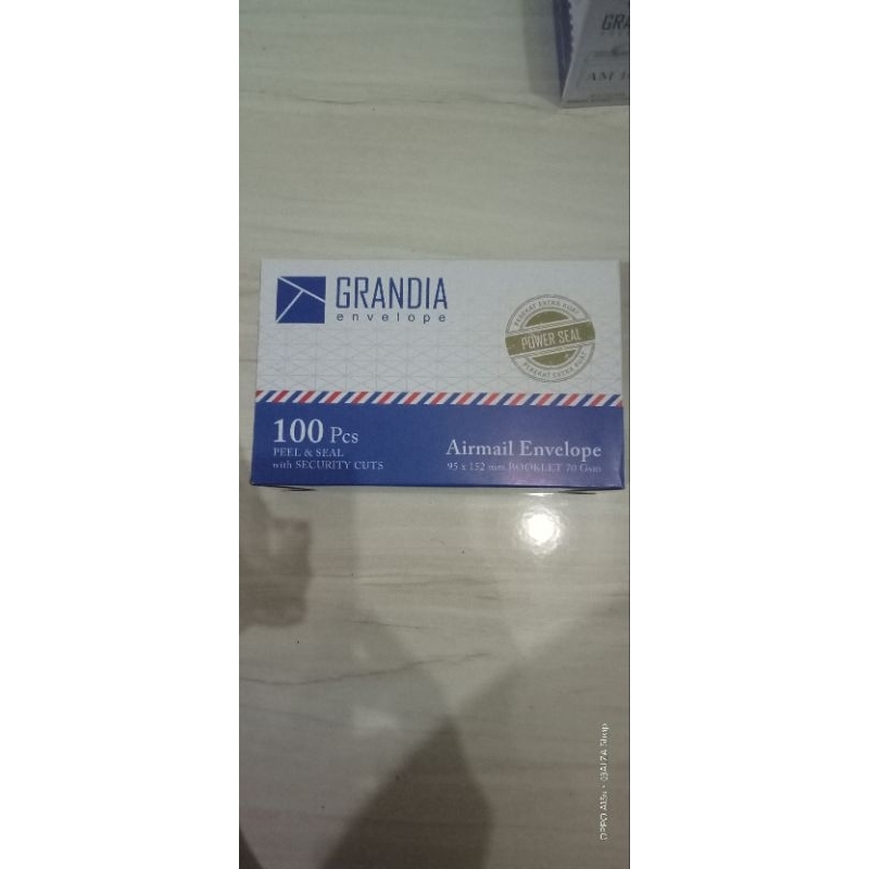 

AMPLOP GRANDIA BELANG&POLOS 1BOX ISI 100PCS