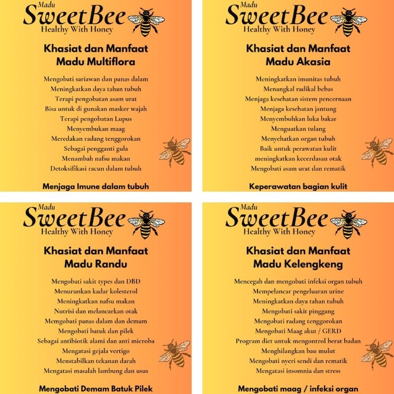 

QH Madu SweetBee Nektar 1000gr Raw Honey