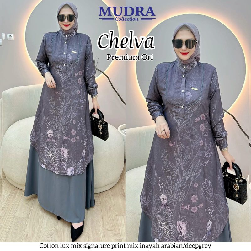 [READY] NAGITA SET // CHELVA DRESS By MUDRA HIJAB