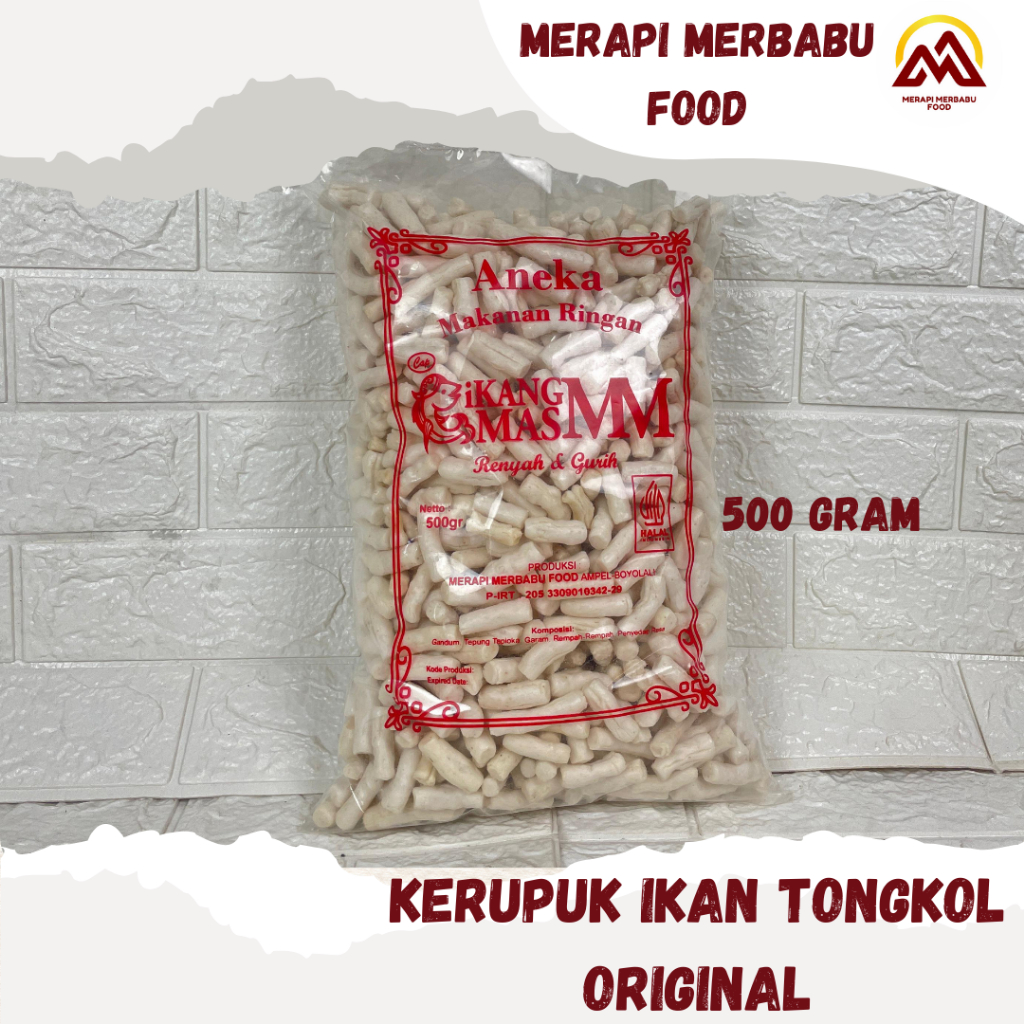 

Kerupuk Ikan Tongkol 500 gram Gurih dan Renyah