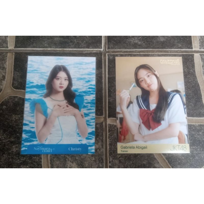 Official PP Photopack Foto Christy Ella JKT48 Sayonara Crawl Masa Depan Yang Menyilaukan Mata Traine