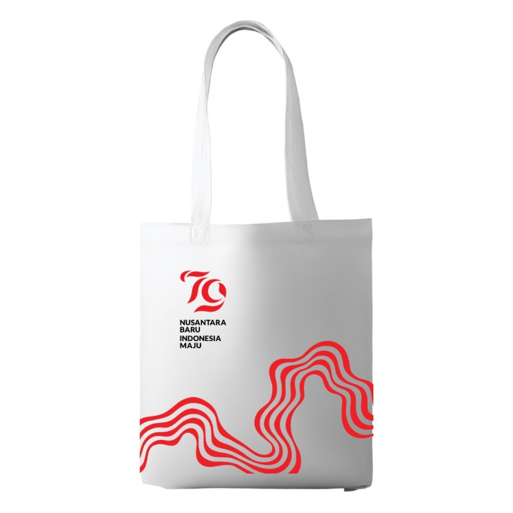 

Goodie Bag HUT RI Ke 79 Warna Merah atau Putih - Nusantara Baru, Indonesia Maju"!