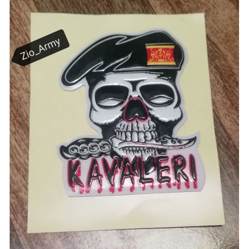 

Stiker Embos Kavaleri Tengkorak