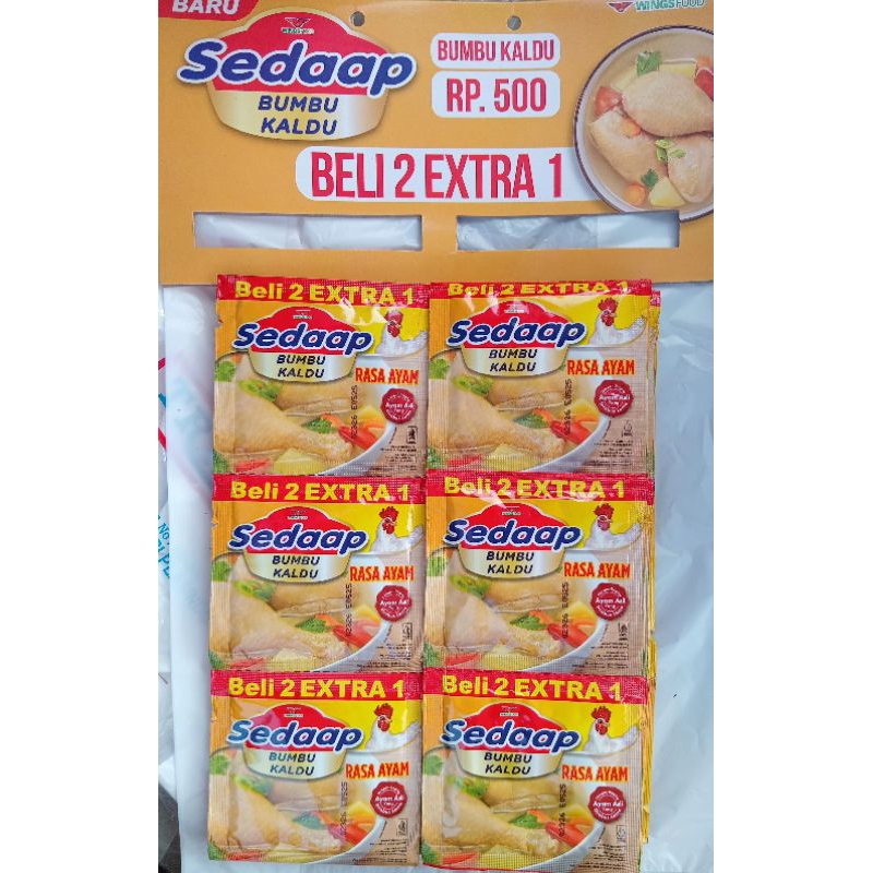 

sedap kaldu ayam promo 2plus1(30pc)