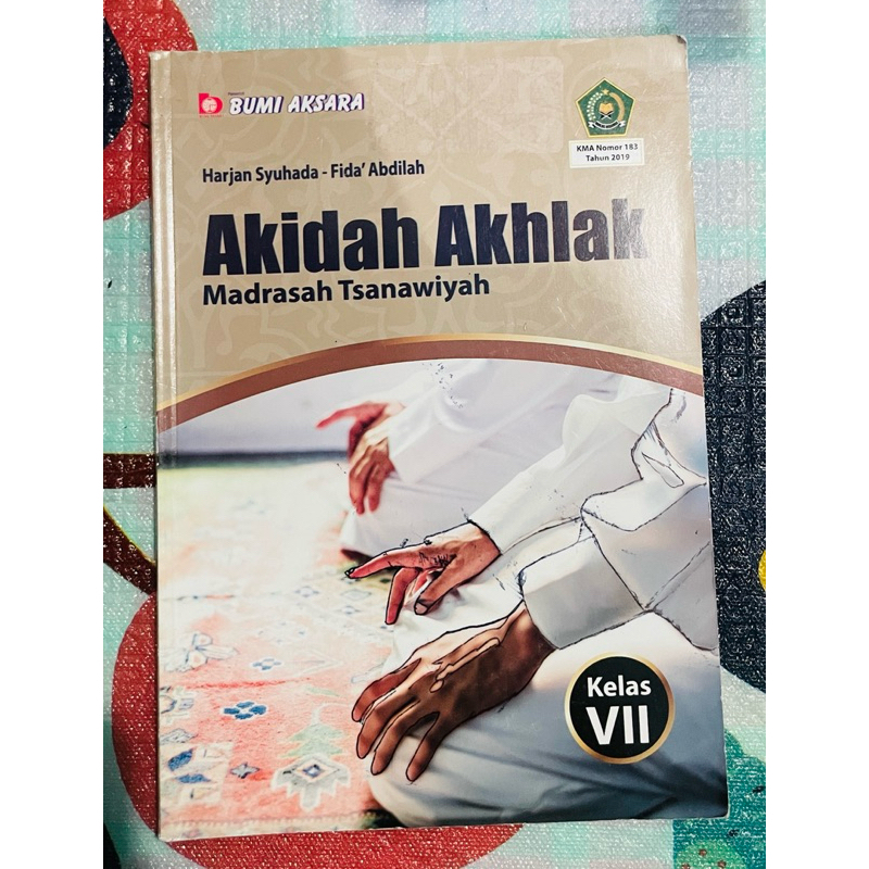 Buku Bekas Aqidah Akhlak MTs Kelas 7