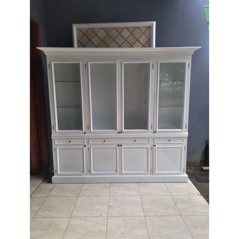 LEMARI HIAS / LEMARI PARTISI MINIMALIS 4 PINTU