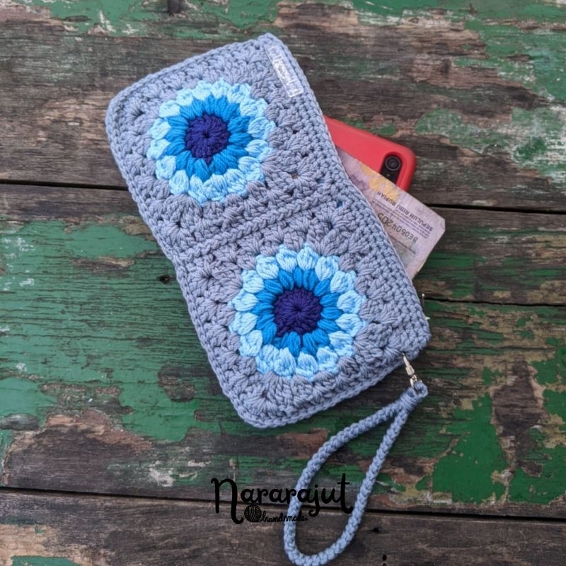 Dompet Rajut handmade Dompet hp Pouch rajut handmade