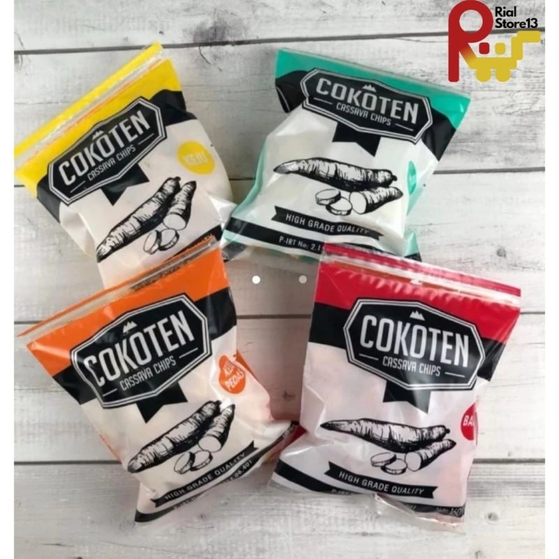 

COKOTEN Keripik Singkong Cassava Chips 160 gr FREE BUBLE Wrap Keju | Balado | Keju Pedas | Asin