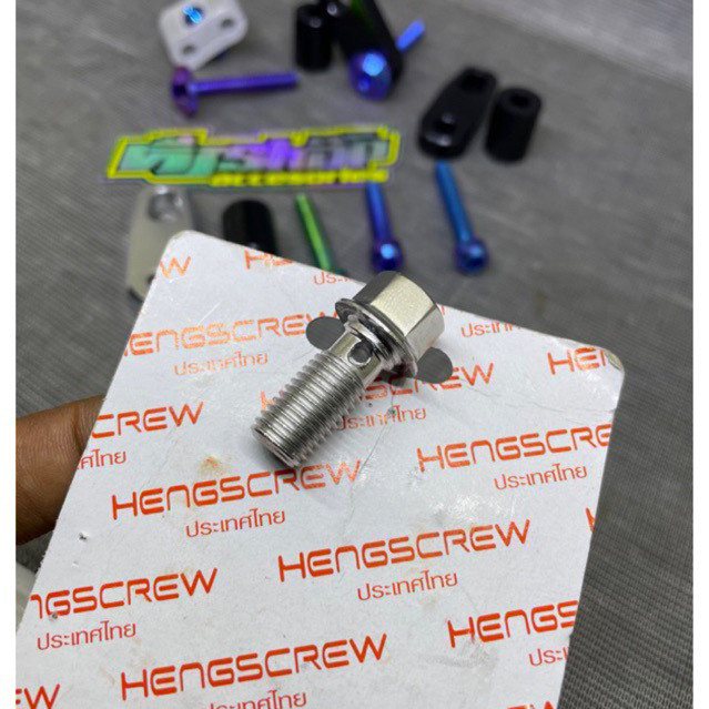 baut banjo stainless 2kunci drat kasar baut selang rem master rem kaliper standar rcb.