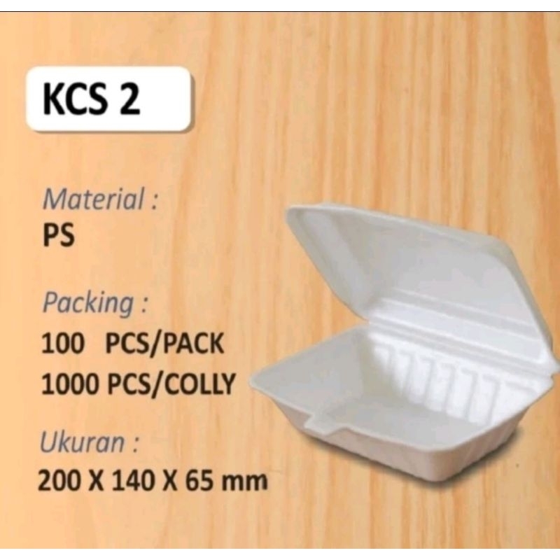 FOAM BUBUR / STEROFOAM KCS 2 / FOAM MAKANAN