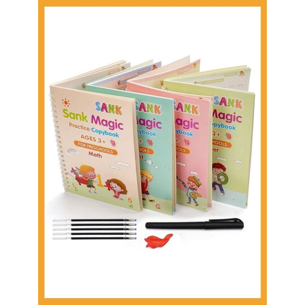 

BUKU AJAIB SANK MAGIC PRACTICE COPYBOOK PAKET isi 4 PCS EDUKASI BELAJAR ANAK