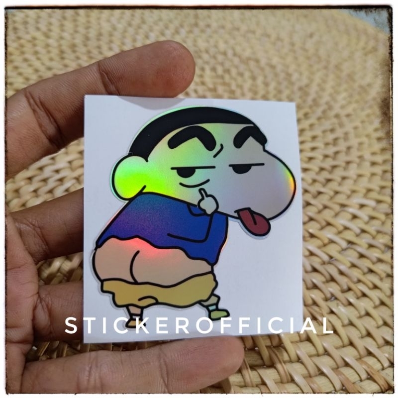 

sticker sincan lucu