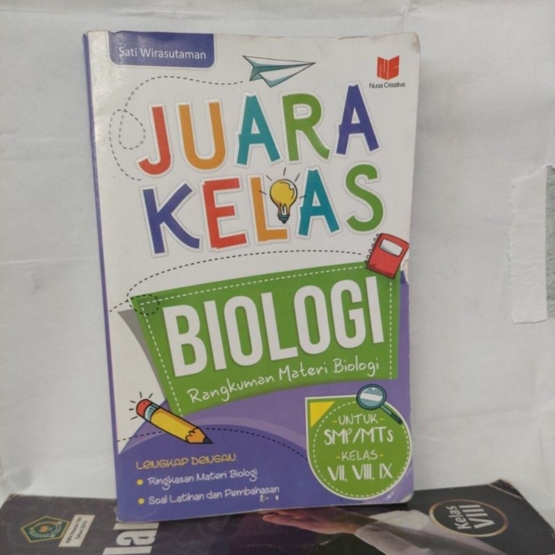 Juara Kelas BIOLOGI Rangkuman Materi  SMP/MTS Kelas 7,8,9