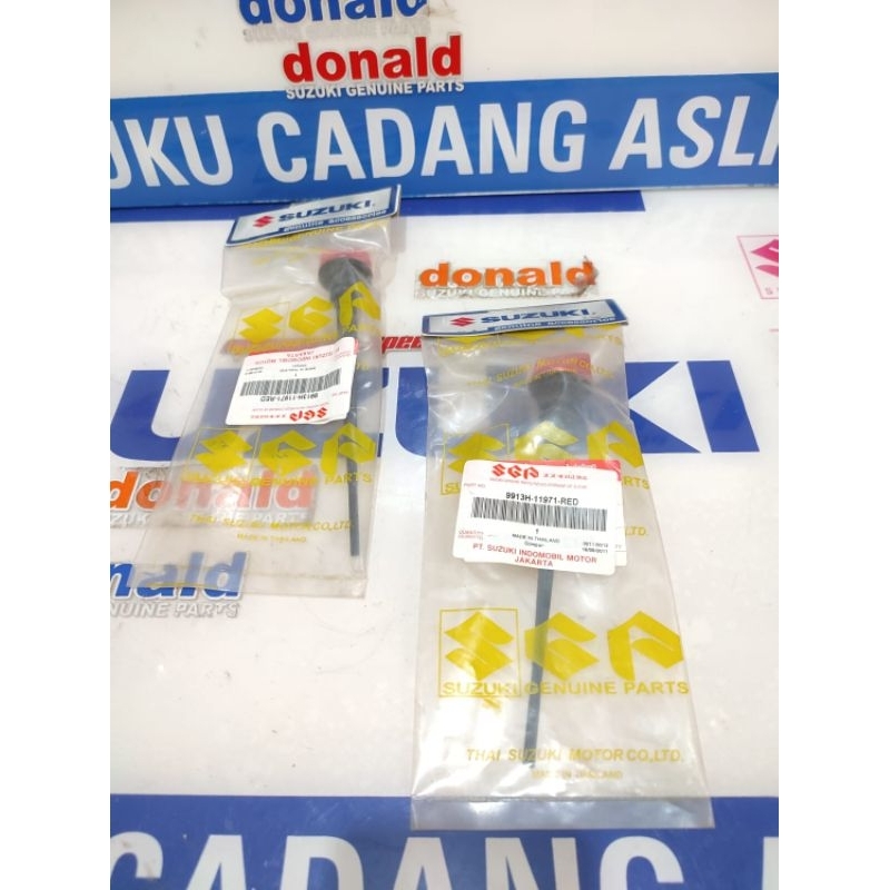 Dip Stick Tutup Oli Mesin Merah  Suzuki Skywave  Hayate Spin Skydrive125 SGA Barang Baru Asli Origin