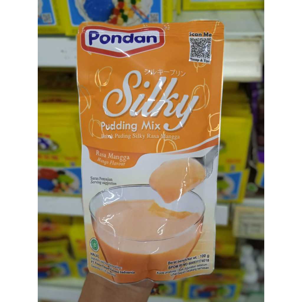 

Pondan Silky Puding Mix Rasa Mangga 100gr