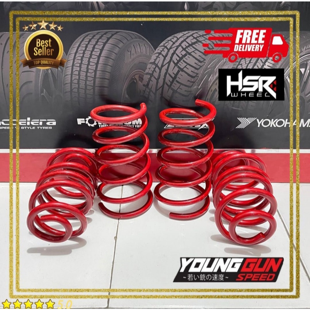 Per mobil mitsubishi xpander lowering kit ceper hsr wheel free pasang spooring