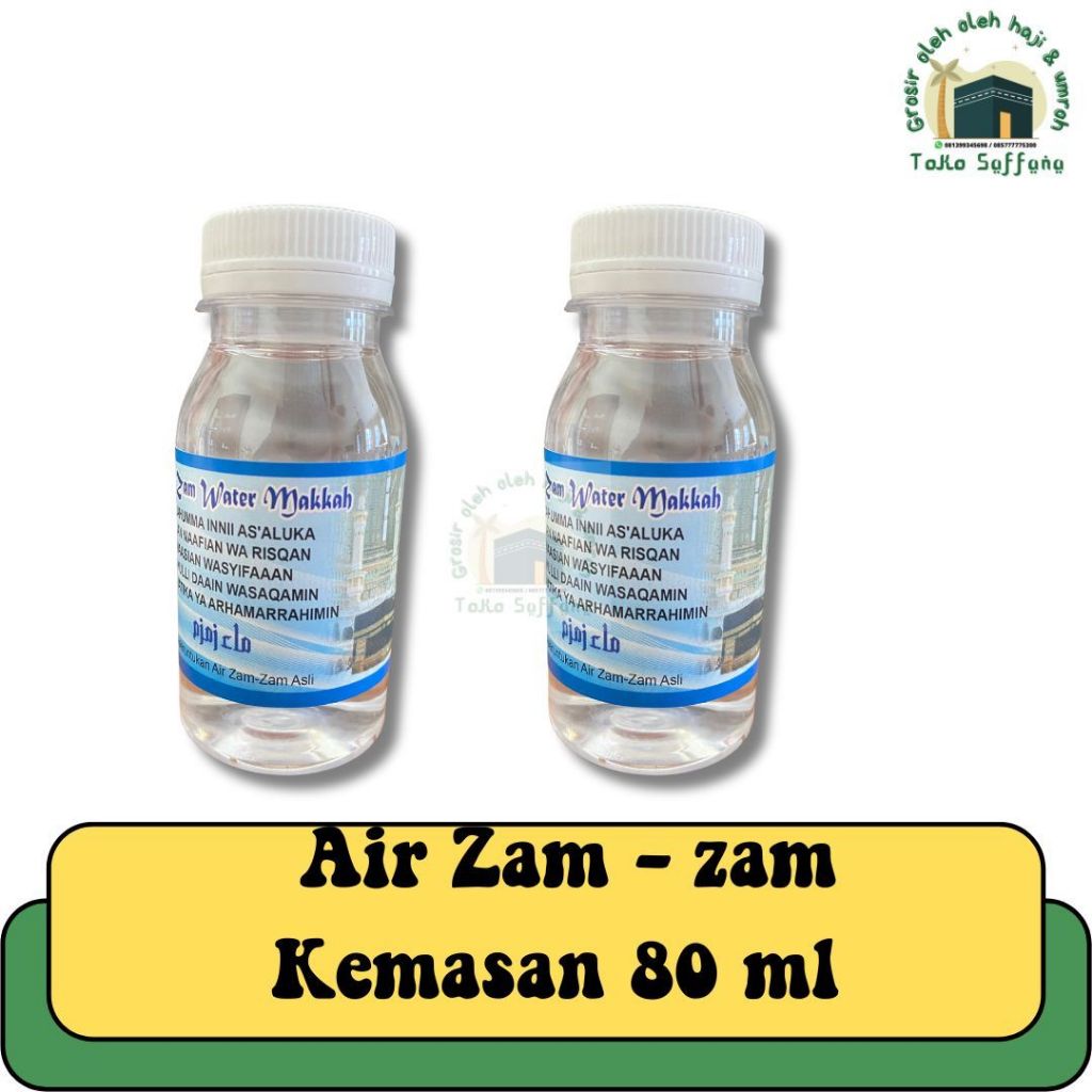 

OLEH OLEH HAJI DAN UMROH AIR ZAMZAM 80ML ASLI DAN ORIGINAL DARI ARAB SAUDI AIR ZAM ZAM ORIGINAL 80 ML I AIR ZAM ZAM NON BARCODE