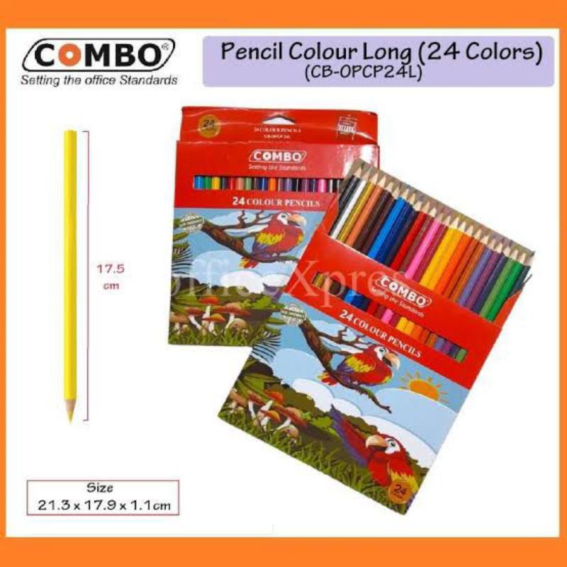 

PENSIL COMBO 24 WARNA PANJANG